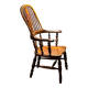Large Victorian Windsor Armchair in Elm, 19th Century
