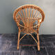 Fauteuil en bambou vintage italien