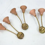 Mid-Century, Set of three sconces in Arredoluce manner. Italy 1950s