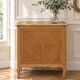 Small vintage marquetry wooden cabinet – 2 doors – Classic style