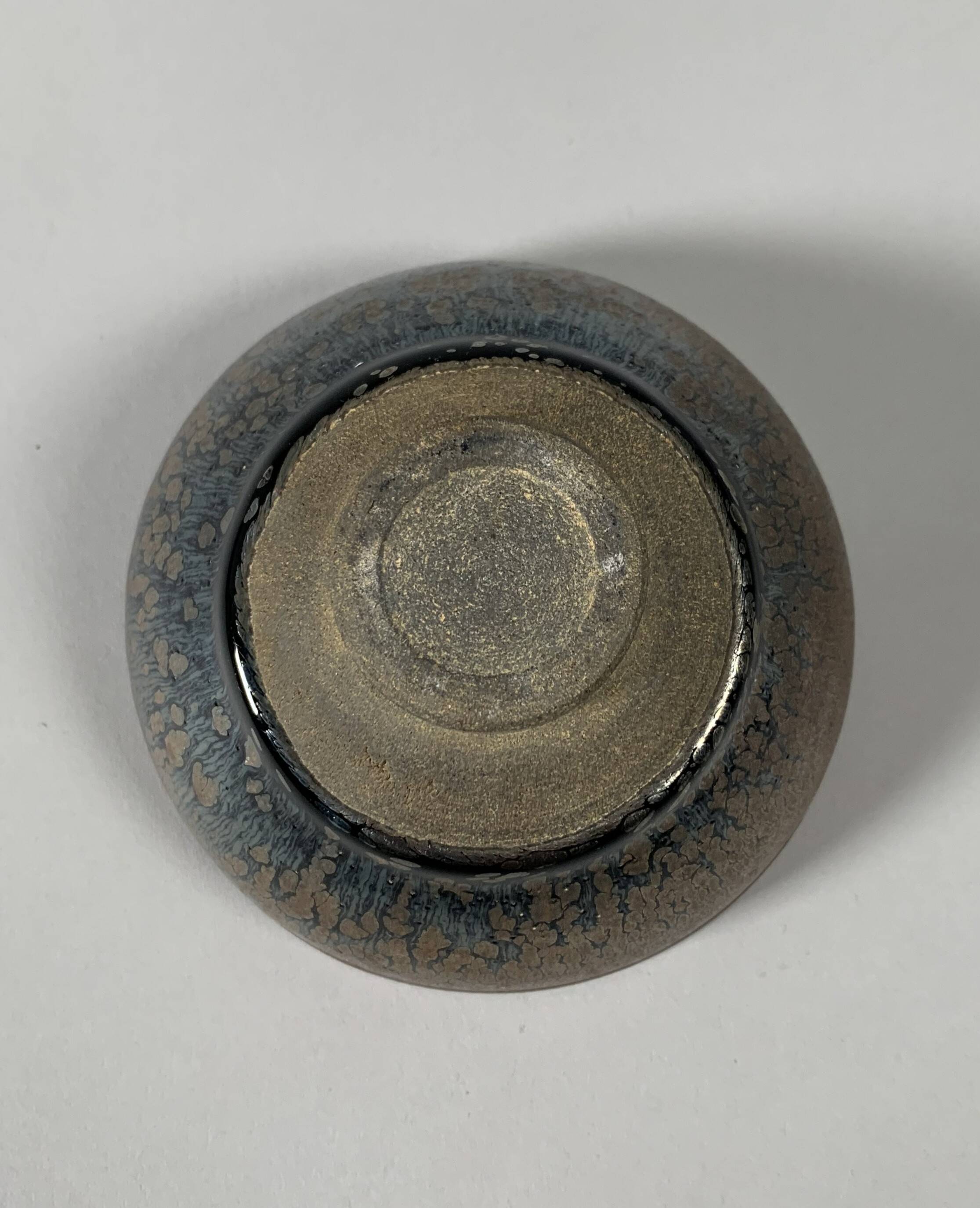 Stoneware bowl with "hare fur" glaze. Jianyao. Song Dynasty style.