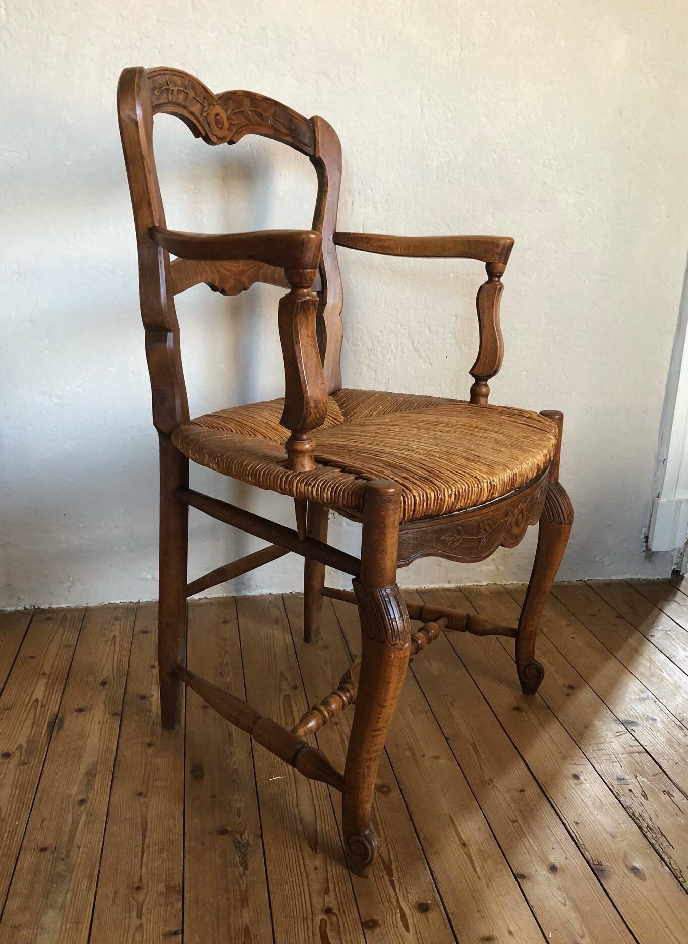 Provençal straw chair