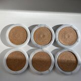 Ensemble de 6 sous-verres en marbre