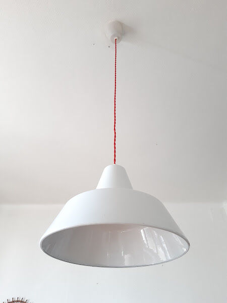 Suspension en rôle émaillée Louis Poulsen,  1960