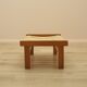 Oak footstool, Danish design, 1960s, made in Denmark