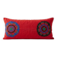 Vintage embroidered cushion cover 33x69 cm