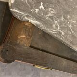 Chest of drawers Louis XVI XIX marble