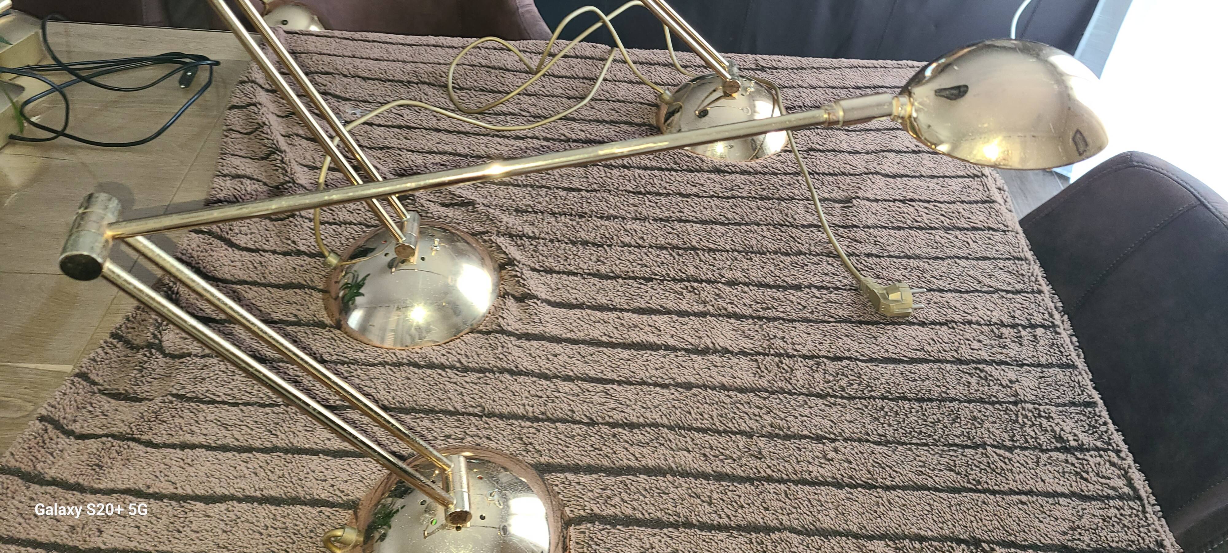 3 lampes de bureau vintage Zonca Voghera