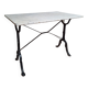 Bistro table in white marble