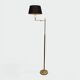 Brass Articulated Arm Reading Lamps in Gold. Neoclassical Style. Work.