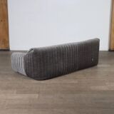 Canapé trois places original Cinna Sandra en velours par Annie Hieronimus, France années 1970