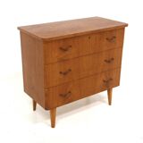 Commode scandinave en teck, Suède, 1950