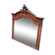 Renaissance mirror in solid carved oak, 19th century, 120x125cm