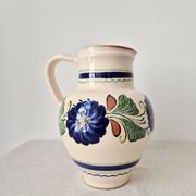 Pichet à eau, vase en grès vintage de style portugais