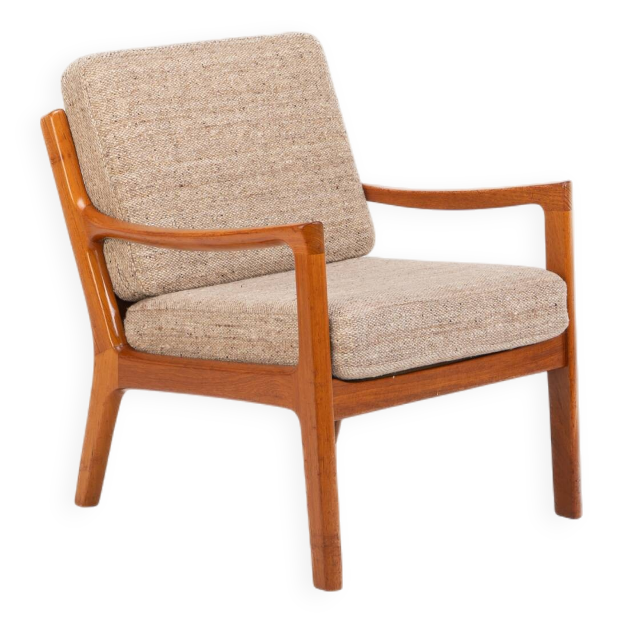 Easy chair by Ole Wanscher for Peter Jeppesen Møbelfarbik, Denmark 1960s