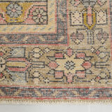 4x8 Pale Red Oriental Vintage Rug, 132x260Cm