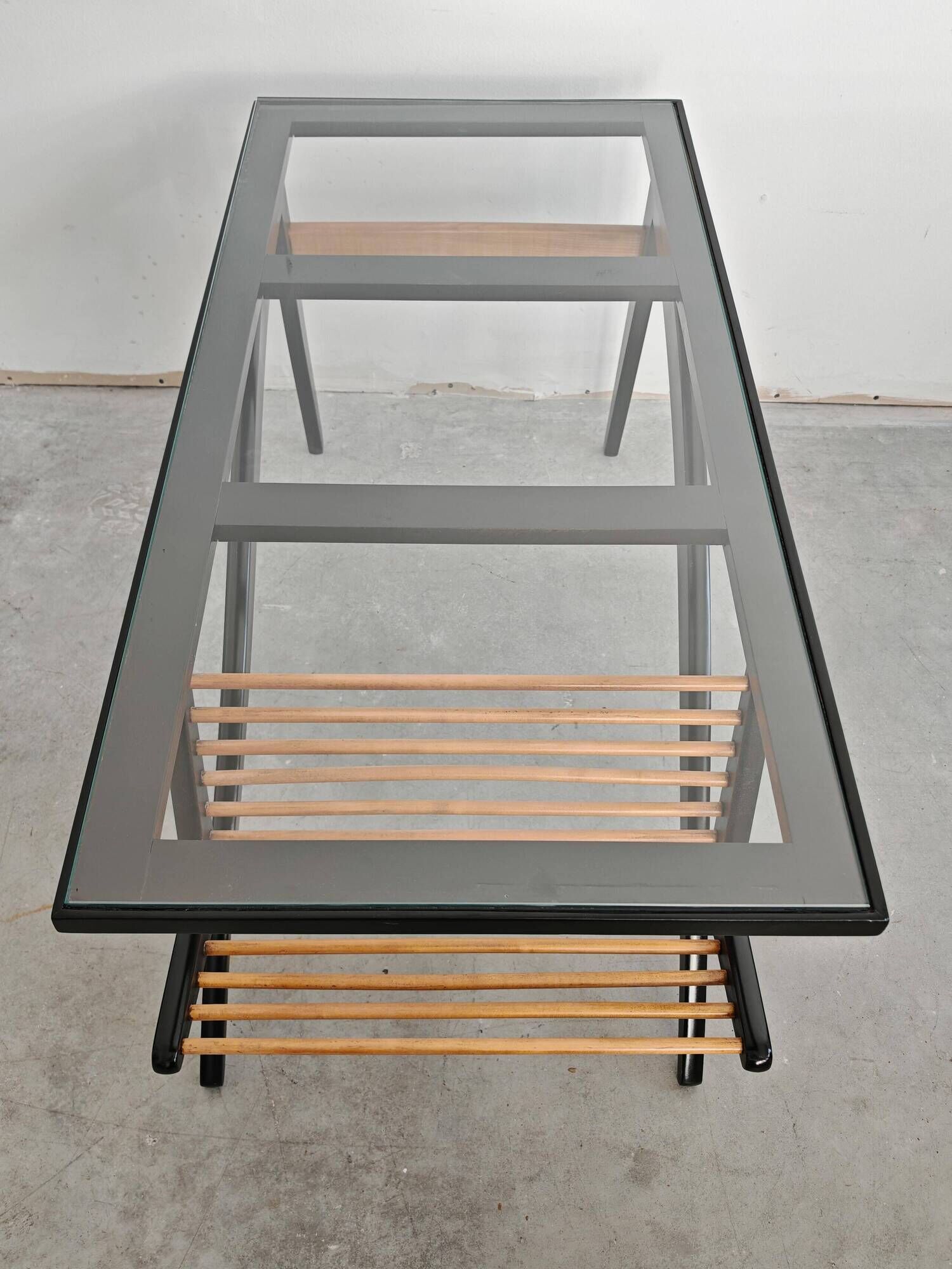 Mid Century Modern Gazelle coffee table in pear wood from the 1960s.