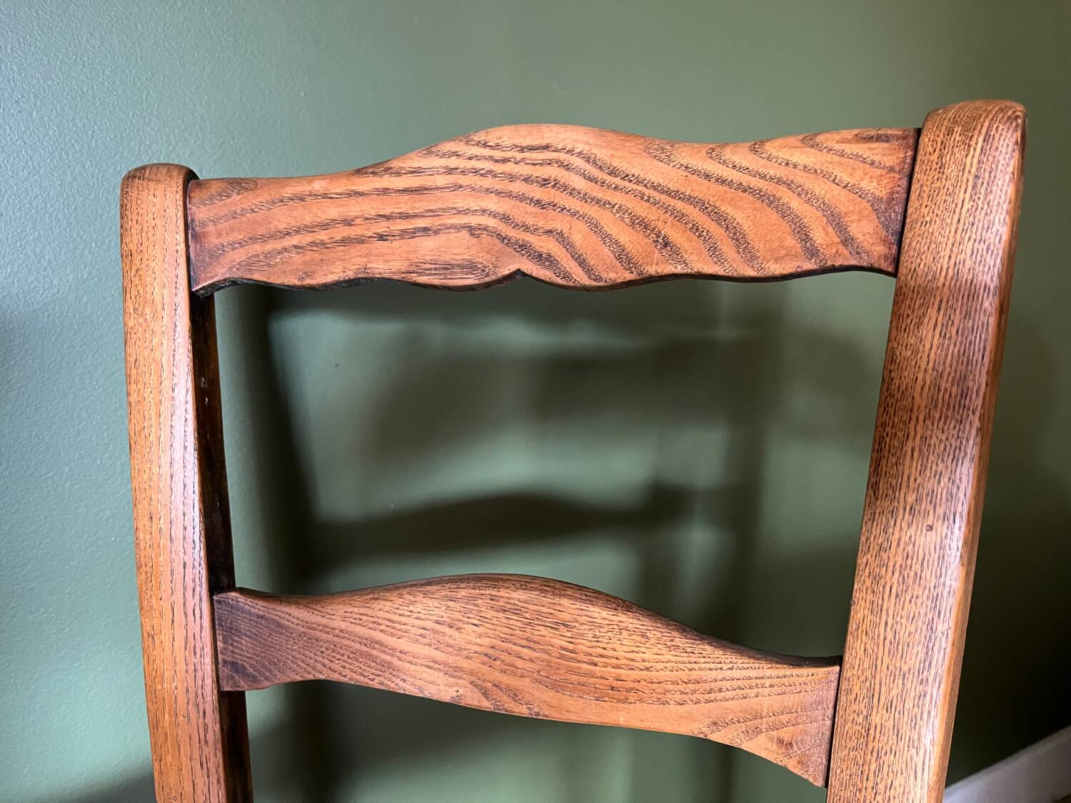 Pair of vintage chairs from the late 20th century with caning.