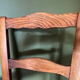 Pair of vintage chairs from the late 20th century with caning.