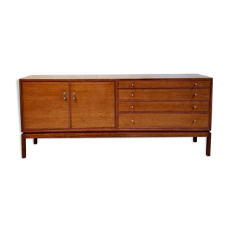 Vtg Mid Century 60s Tola Teak Sideboard Danish Italian Design Retro