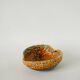 Ashtray in Fat Lava, yellow, 1970 - 15 x 5.5 cm