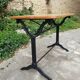 Bistro table with wooden top, 1930