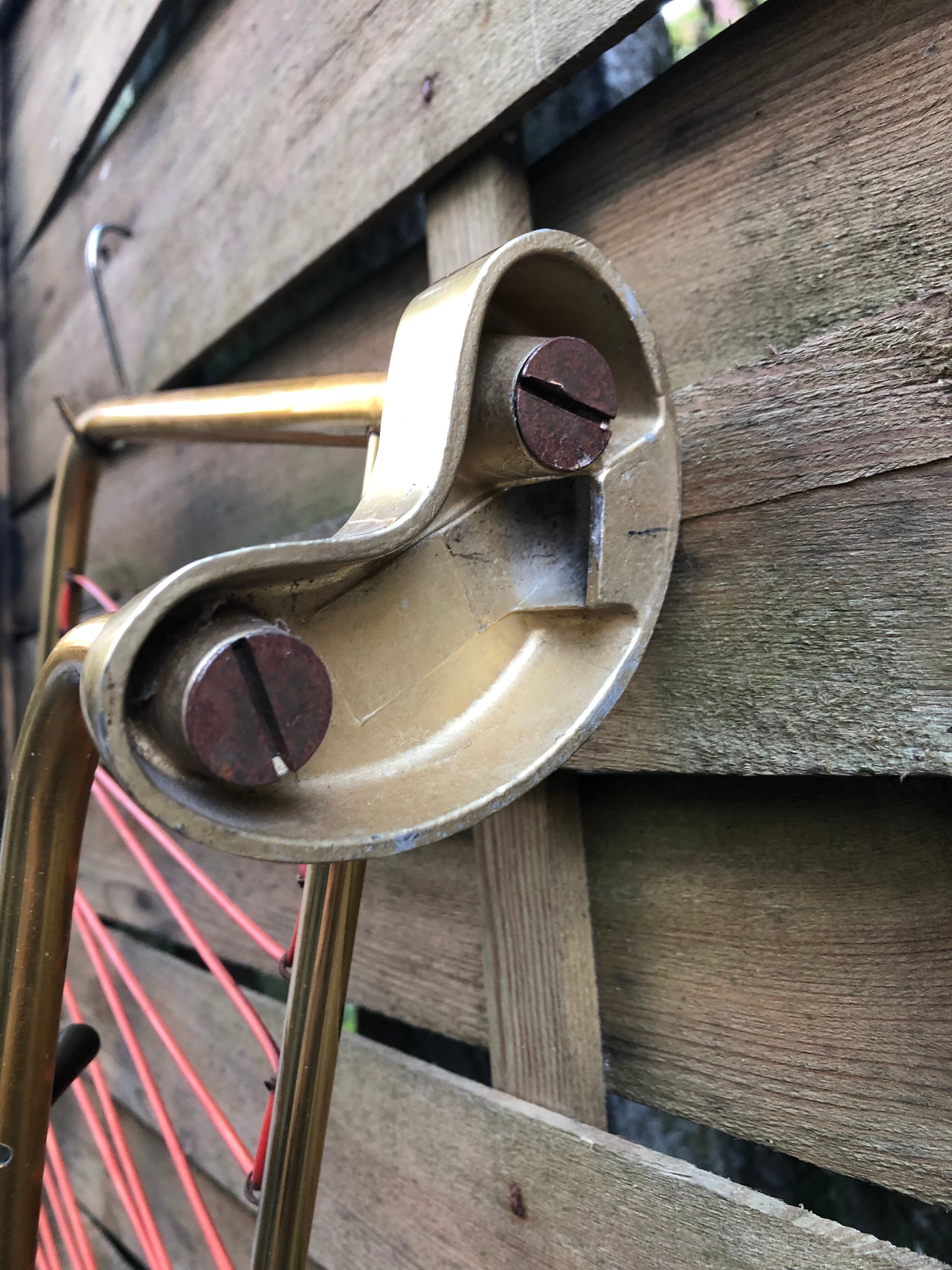 Vintage SNCF 70s wall rack