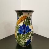Elmshorn enamelled ceramic vase