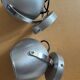 70s Brushed Aluminum Eyeball Wall Lights