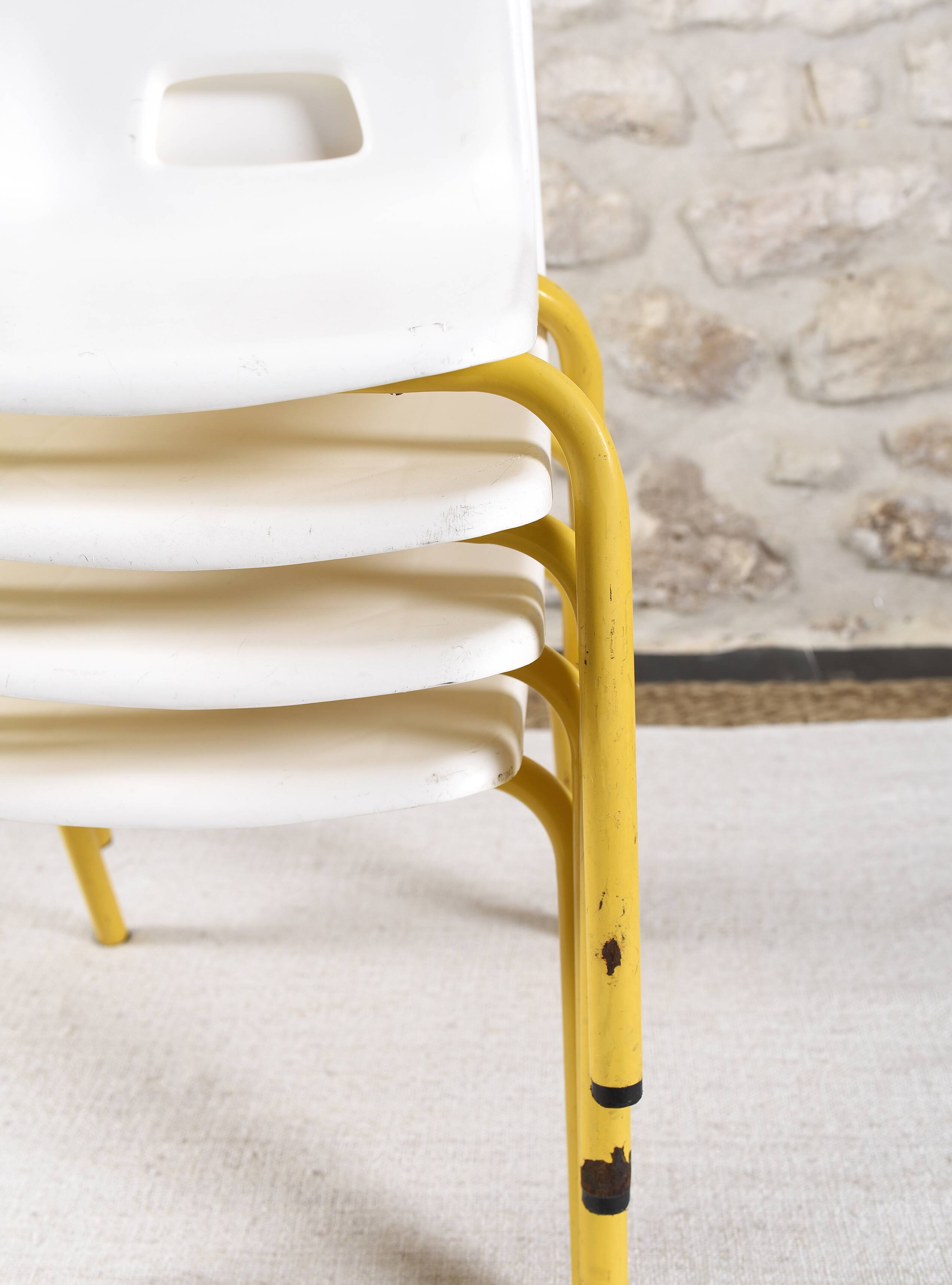 4 PROINCO nursery school chairs from the 70s