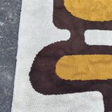 wool Pop Art carpet from the 70s