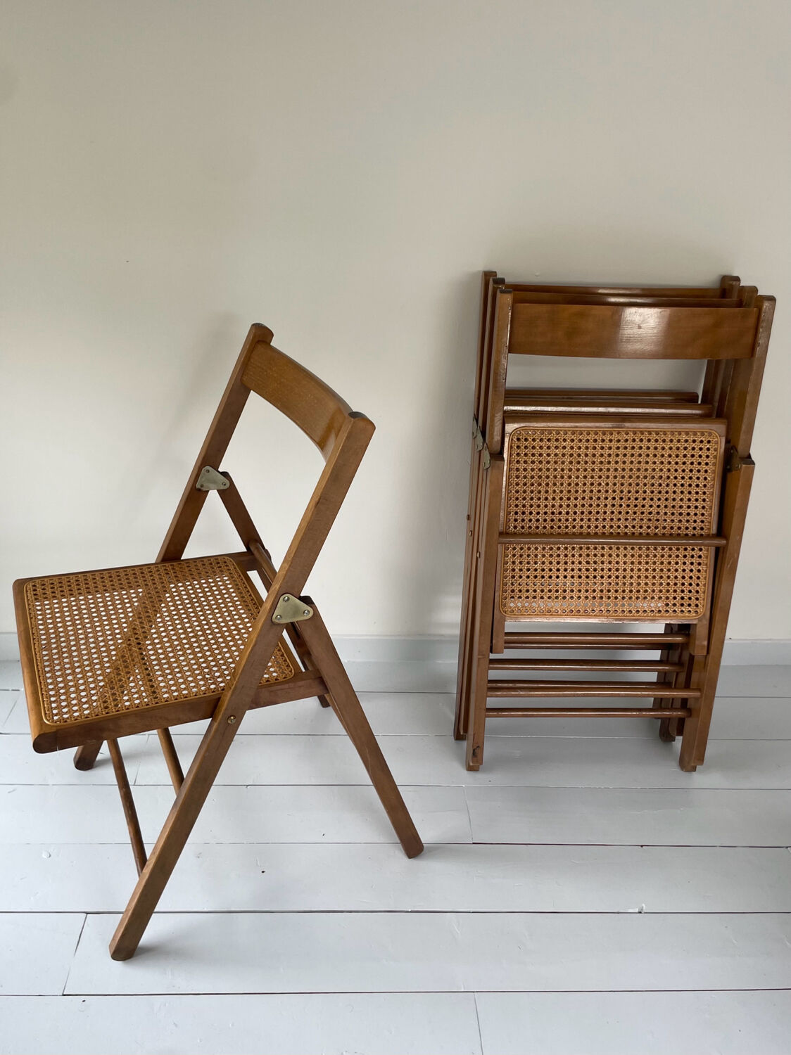 Folding canning chairs