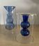 Duo de vases en verre soufflé style scandinave