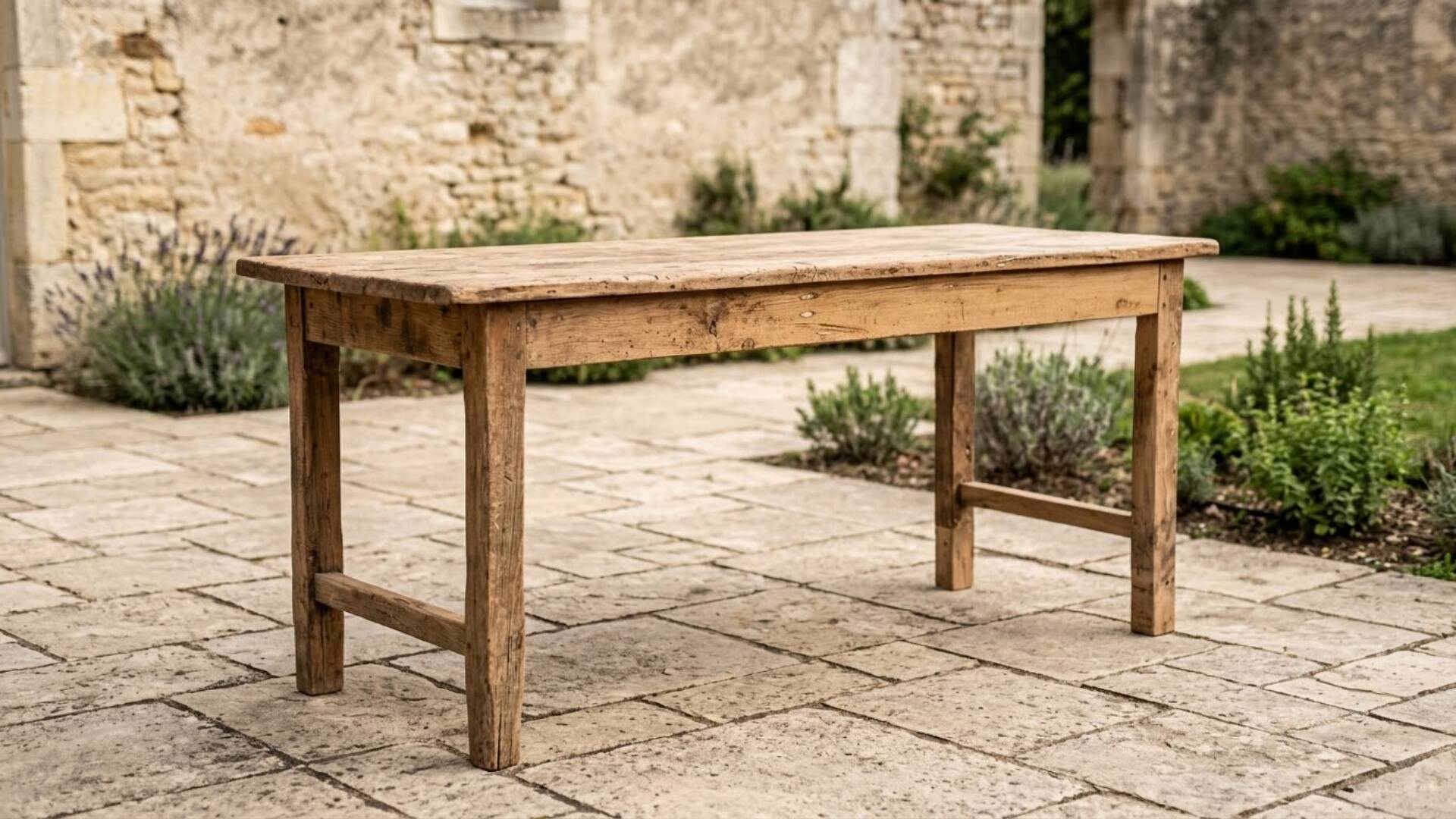 Table de ferme XIXe 