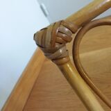 Wicker magazine rack