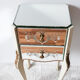 Mirror art deco bedside table
