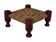 Vintage Footstool wood and rope, 1960s