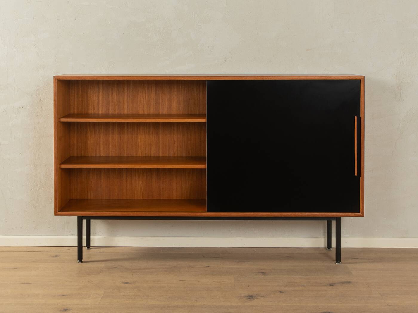 60s Sideboard with sliding Doors, WK Möbel