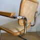 Fauteuil cesca b64 en skaï beige Marcel Breuer