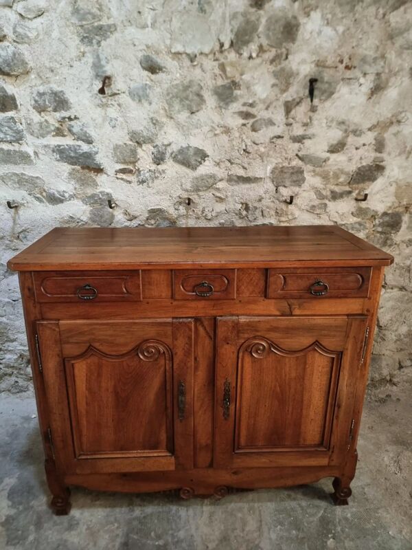 Buffet ancien de style Louis XV, buffet français, fin du XIXe siècle