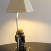 Lampe de table Hollywood Regency décor Pharaon, années 1070
