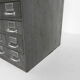 Industrial Steel Chest of Drawers with 20 Drawers