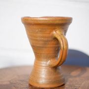 Vintage pitcher, vintage jug, pottery signed Paul Igom Bavil?, artisanal pottery, carafe, vase