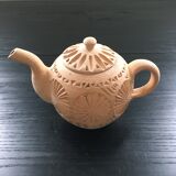 Glazed indoor ceramic teapot