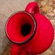 Vintage 1960s ceramic amphora vase H 27 cm