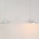 Set of 2 white "Micro" Semi pendant lamps by Claus Bonderup & Torsten Thorup for Lyfa