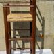 Straw high chair for children H 93 cm