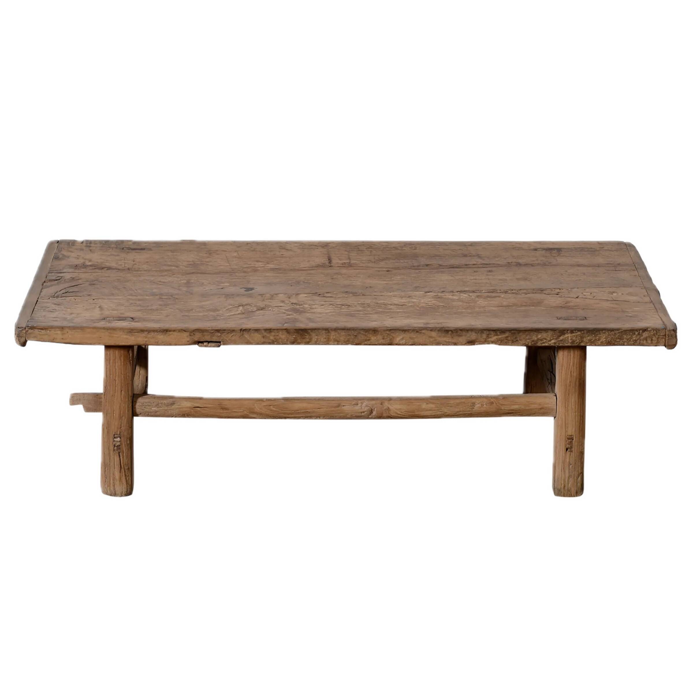 Taigu - Antique coffee table in solid elm