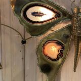 Pair of butterfly sconces by Henri Fernandez