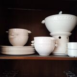 Complete soup tureen set Gien France
